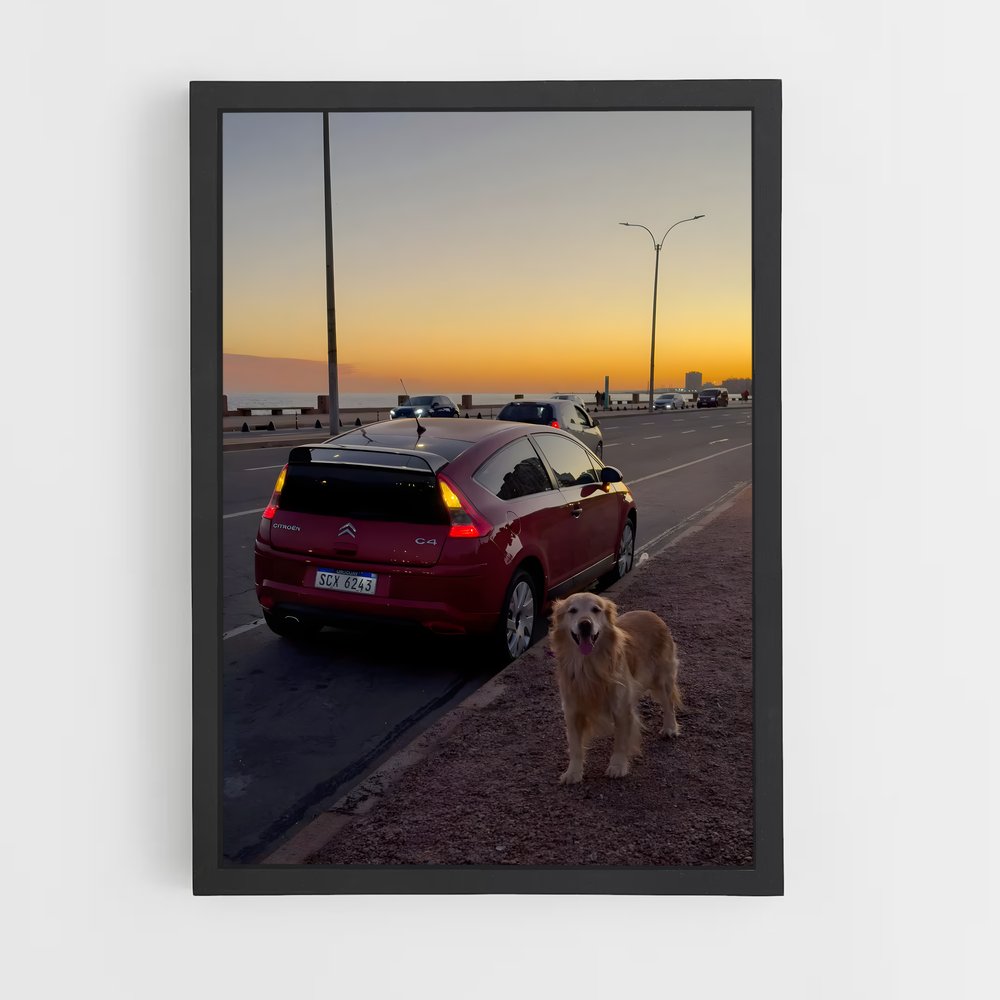 Poster À la Croisée des Chemins – affiche Citroën (vue 2)